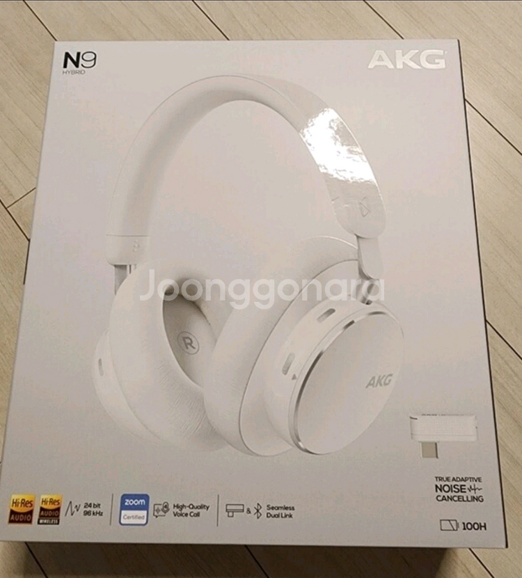 S급 풀박스ㅣAKG N9 HYBRID 노캔 무선헤드폰--0
