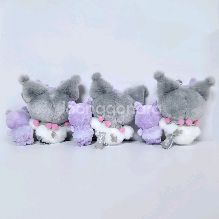 쿠로미 소풍 프렌즈 인형 키링 가방고리 백참 산리오--1