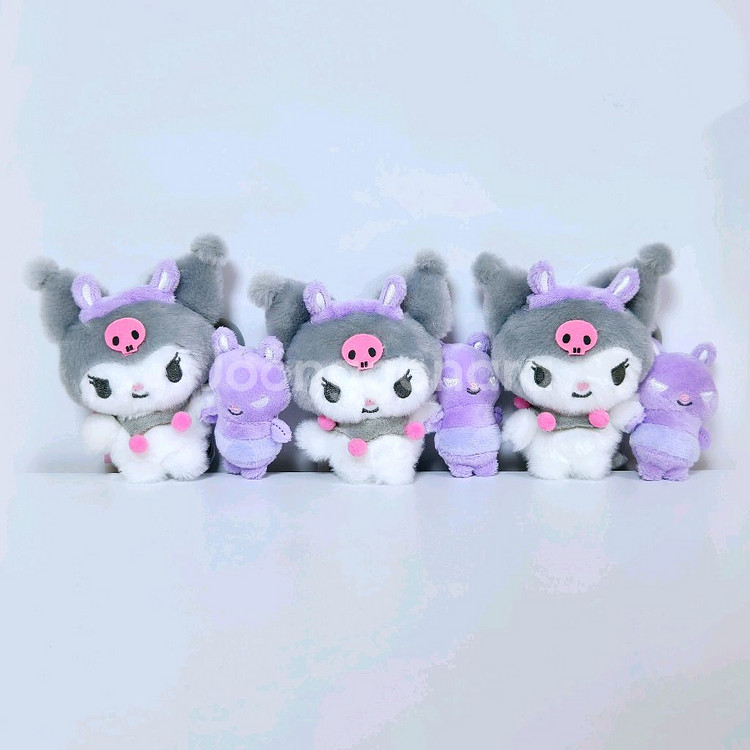 쿠로미 소풍 프렌즈 인형 키링 가방고리 백참 산리오--0