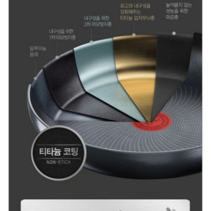 테팔 티타늄 후라이팬 22cm 새상품
