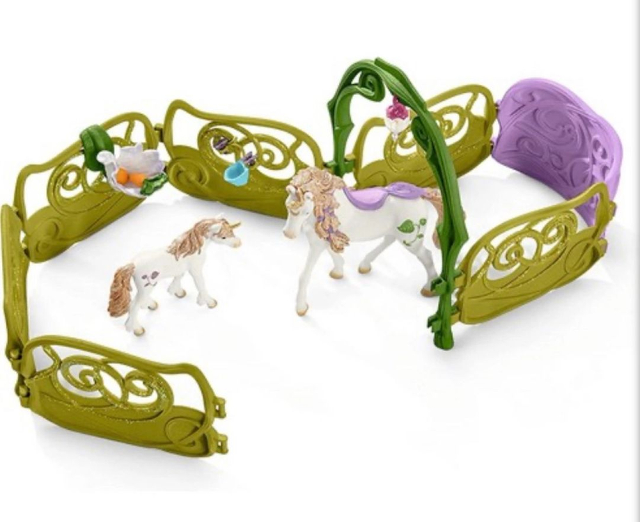 Schleich 유니콘 호수 및 마구간이 있는 꽃집 이미지