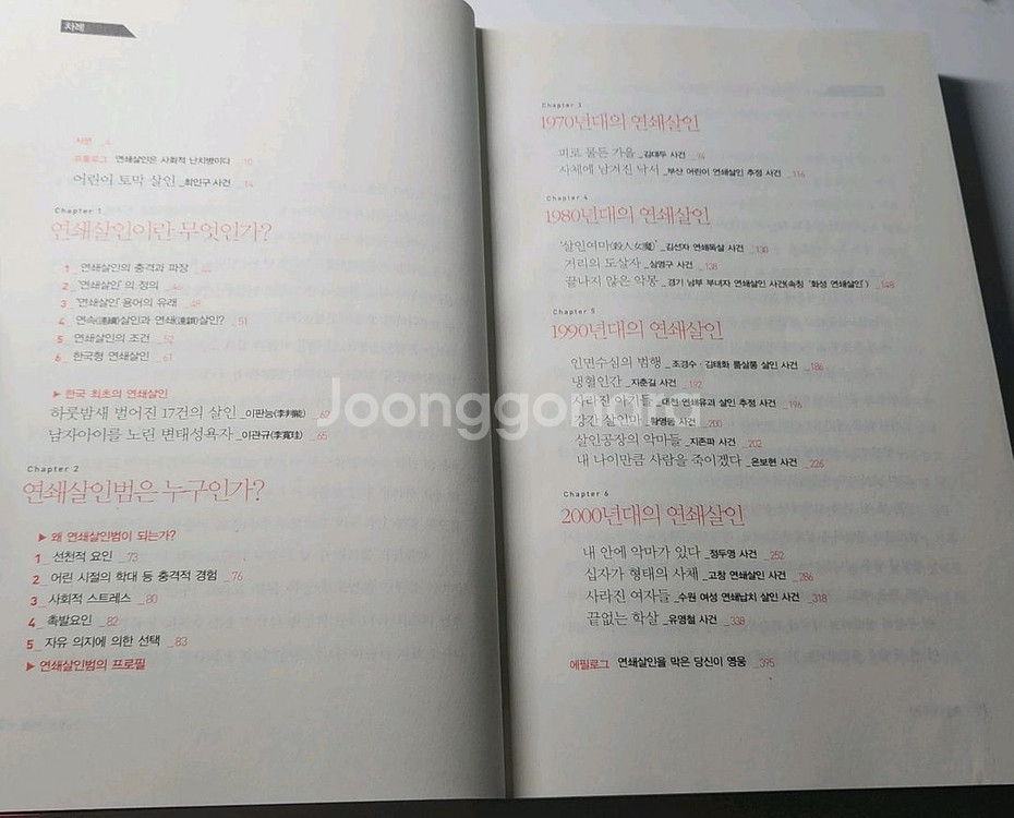 한국의 연쇄살인과 내가 살인자의 마음을... 일괄판매--1
