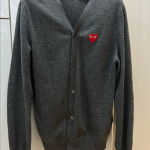24fw 꼼데가르송 차콜가디건 xl (새상품급)