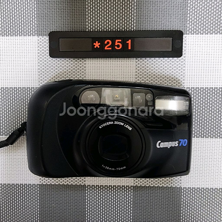 교세라 캠퍼스 70 필름카메라 블랙바디--0