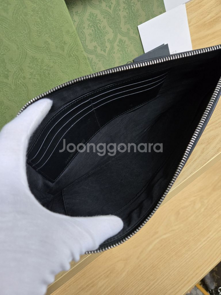 [정품]구찌 골드스타 클러치백--4