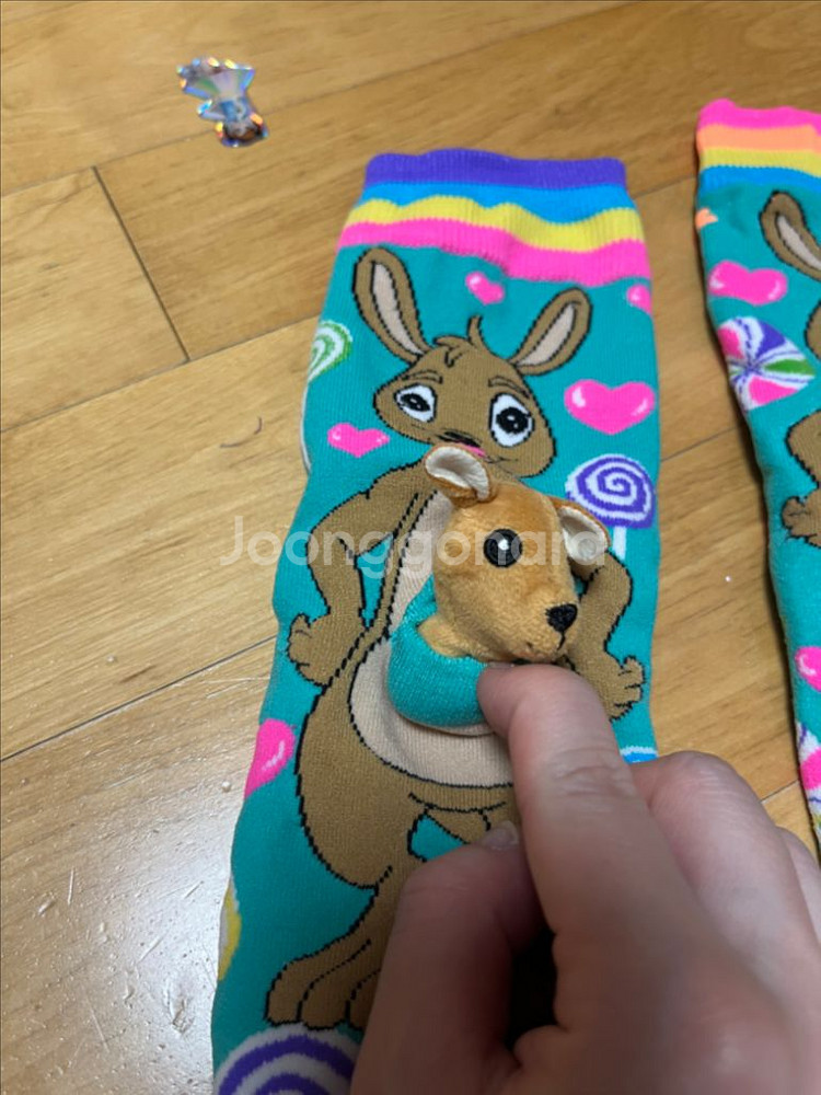 (새제품)매드미아 어린이 니삭스 캥거루 캐릭터--1