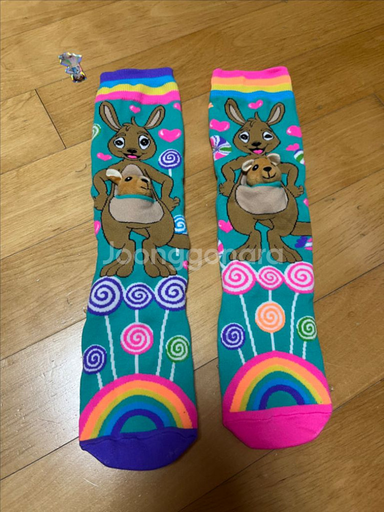 (새제품)매드미아 어린이 니삭스 캥거루 캐릭터--0