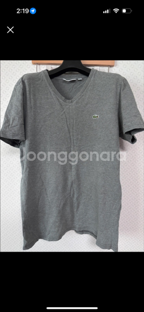 데상트 아르마니 라코스테 정품 반팔 3종 사이즈 100--2
