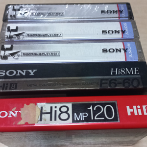 소니캠코더 Hi8mm 테이프 5개