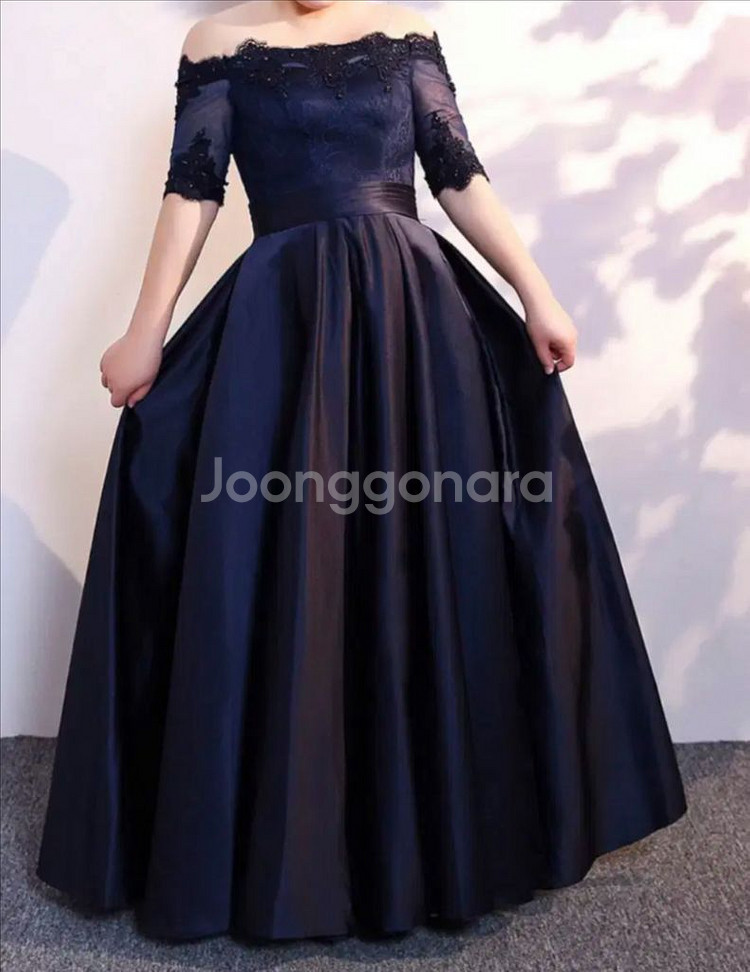 빅사이즈 드레스 빅사이즈 웨딩드레스 연주회드레스--0