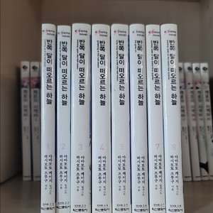 라노벨/만화• 반쪽달이떠오르는하늘+마작만화 사키