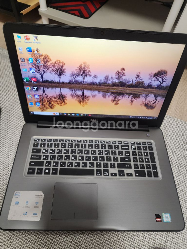 17인치델인스피론 i7-7500u 16기가 ssd512--2
