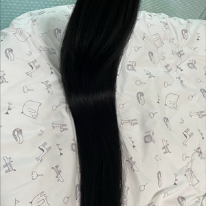 붙임머리 24인치 자연검정 61피스