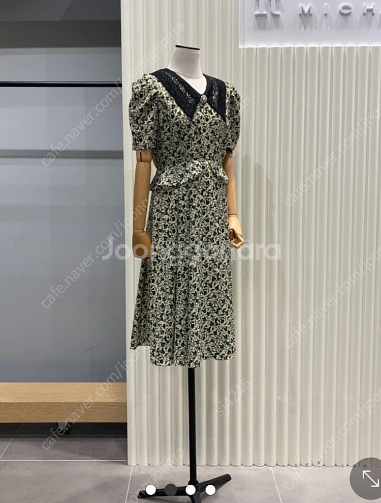 잇미샤 레이스카라 원피스 55사이즈--2