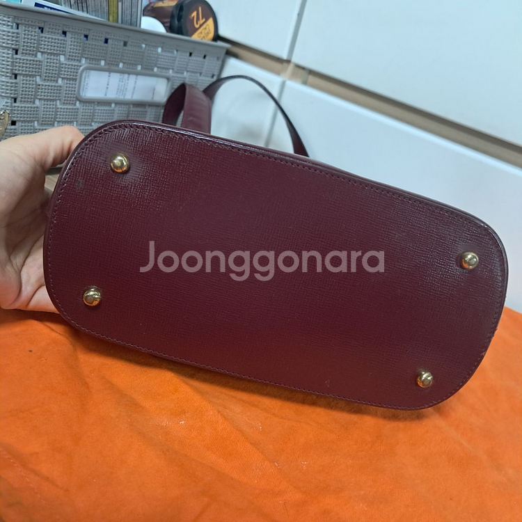 까르띠에 버건디 토트백 까르띠에 가방--4