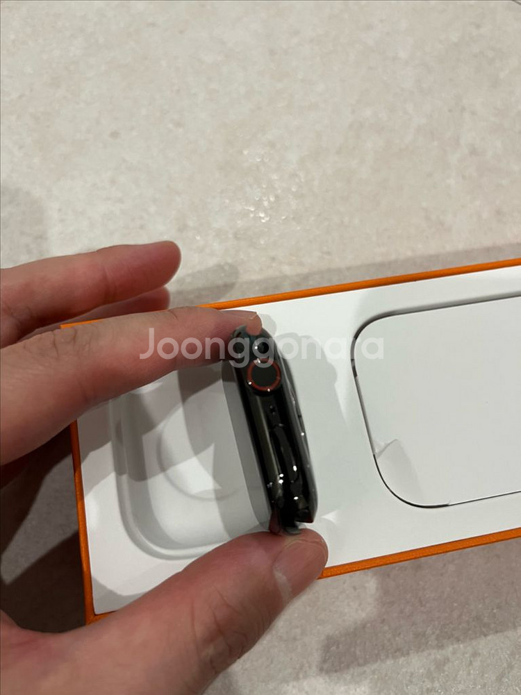 애플워치 에르메스5 44mm 누아르 상태A급--2