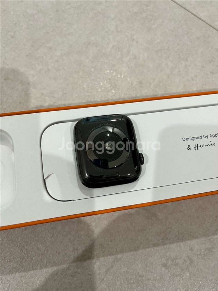 애플워치 에르메스5 44mm 누아르 상태A급--6