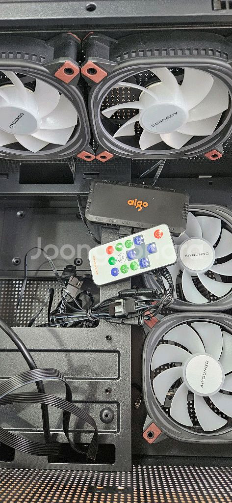 컴퓨터 케이스 aigo c275p 4팬--2