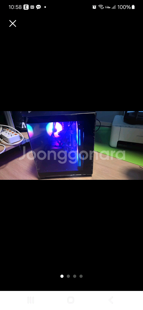컴퓨터 케이스 aigo c275p 4팬--5