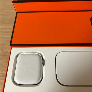 애플워치8 에르메스 실버 41mm(배터리 91%)