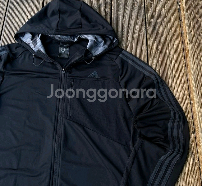 아디다스 바람막이 후드 져지 105/XL--1