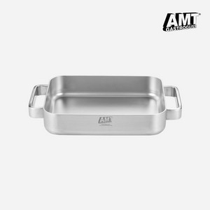AMT 프로 사각 그리들 팬 단품 316Ti 스텐 무광