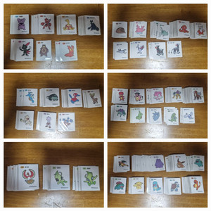 포켓몬1.2세대 3자리 개봉 팝니다.