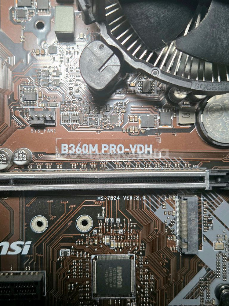 i3 8100 + MSI B360M PRO-VDH--1