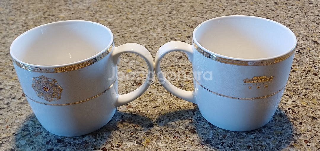 르크루제 접시18cm 2p + 청와대 머그컵2p--6