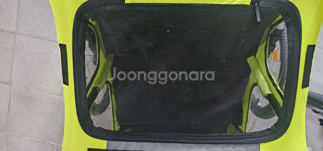산타자 유모차형 자전거 트레일러 2인승--2