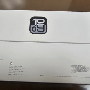 애플워치 10 46mm silver 미개봉 새상품