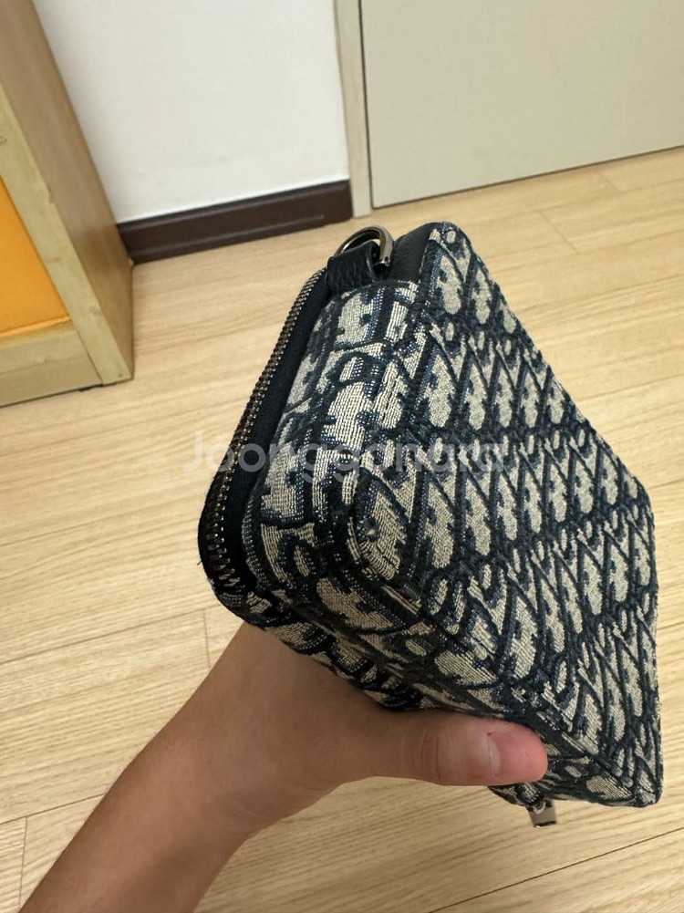 디올 오블리크 파우치 메신저백--6