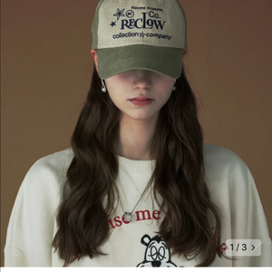 리끌로우 투톤 모자