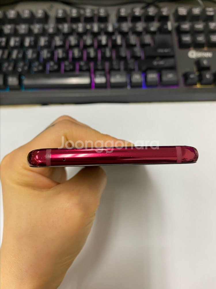 LG V40 레드 AA급 128GB 무잔상--3