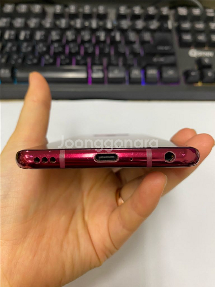 LG V40 레드 AA급 128GB 무잔상--6