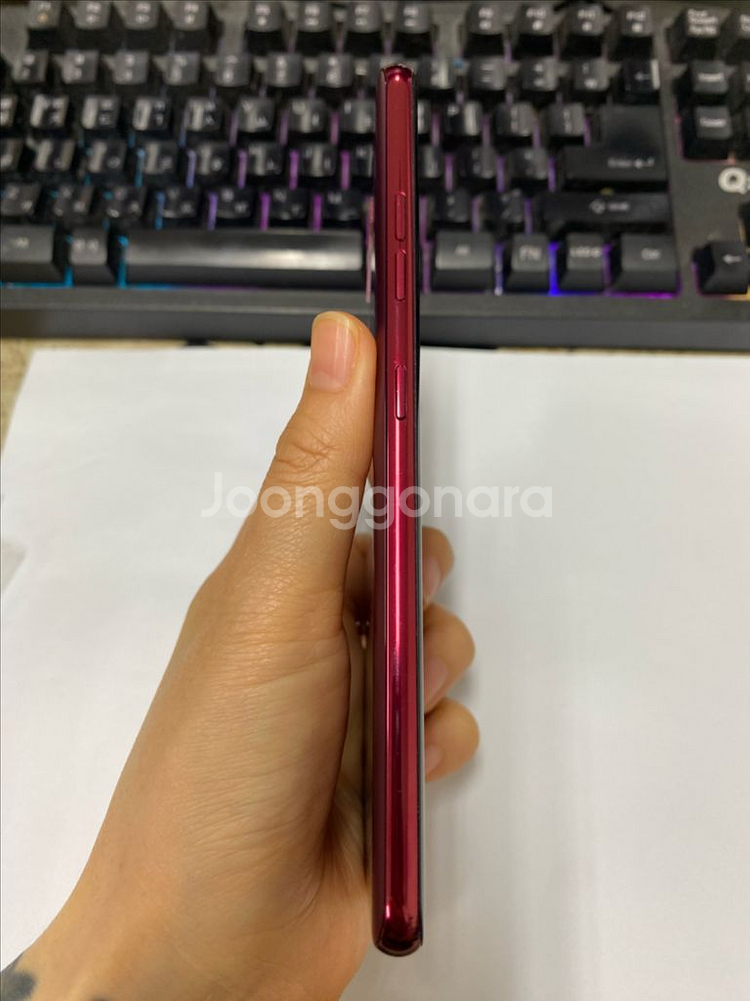 LG V40 레드 AA급 128GB 무잔상--4