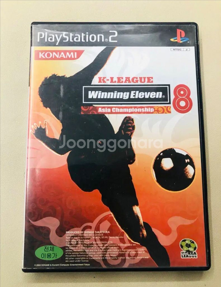 PS2 / 플스2 k리그 위닝 일레븐8 아시아 챔피언십--0