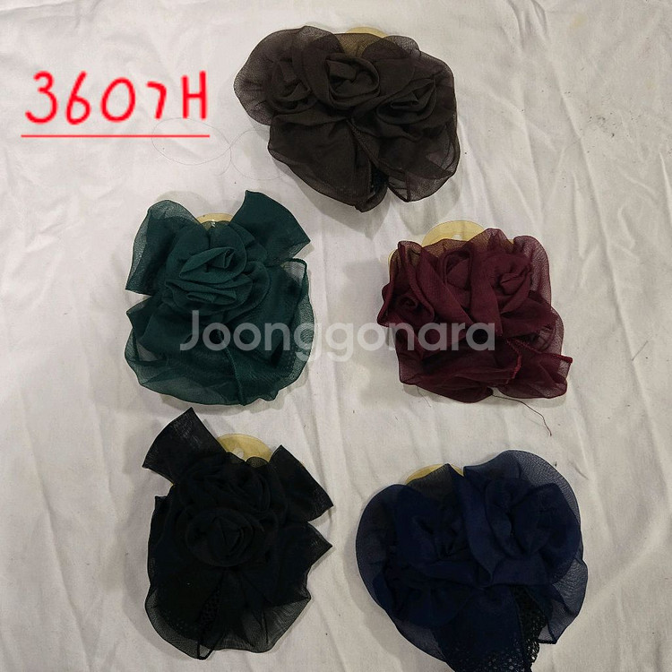 승무원 머리핀360개 그물망 머리핀 땡처리--0
