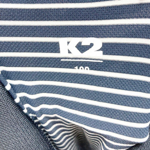 K2 남성 스트라이프 반팔 네이비 100 진스센스