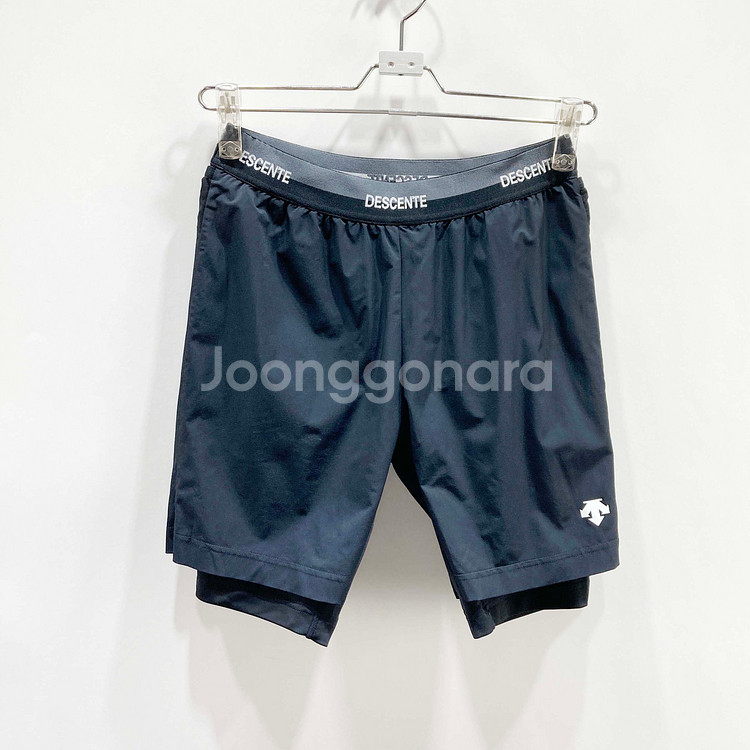 데상트 여성밴딩숏츠 속레깅스 블랙 S 진스센스--1