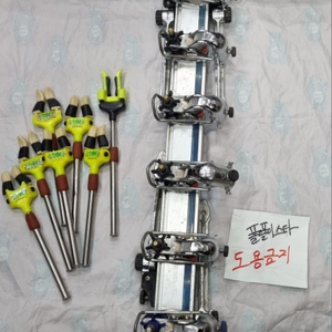 중고 짬낚용 우경레져 프리랜서2 7단 노지용 받침틀