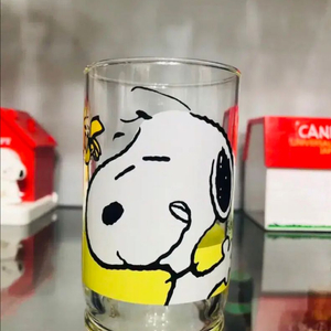 스누피 빈티지 유리컵