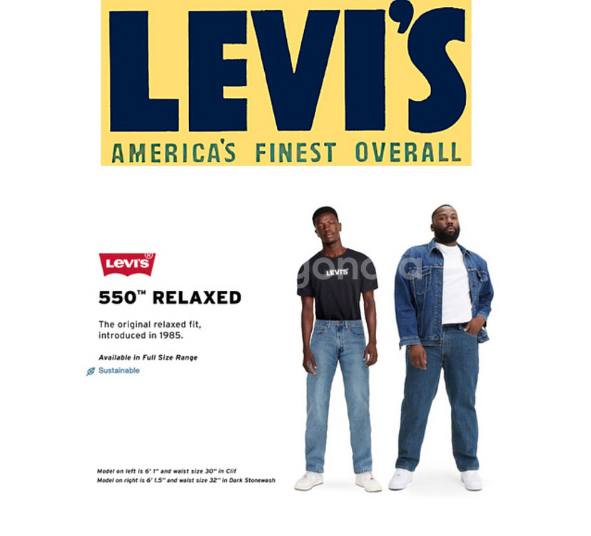levis 리바이스 550 릴렉시드 핏 32--9