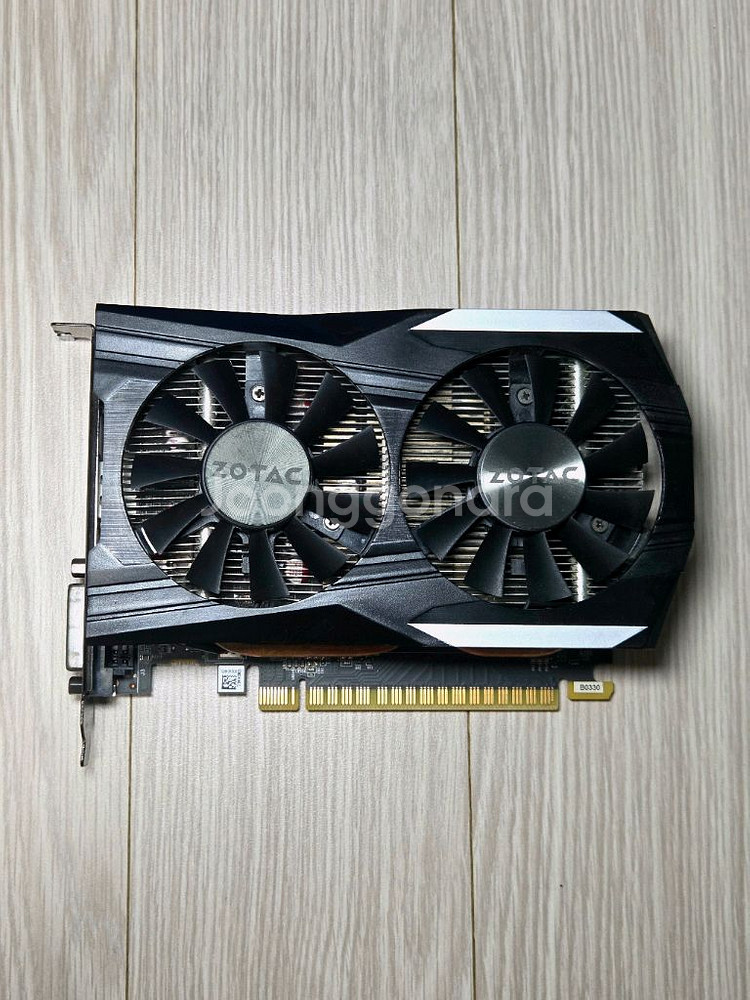 ZOTAC GTX 1050TI 그래픽카드--0