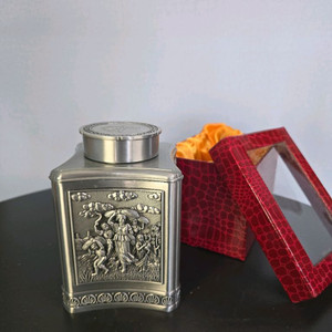 엔틱스터일 주석 차통