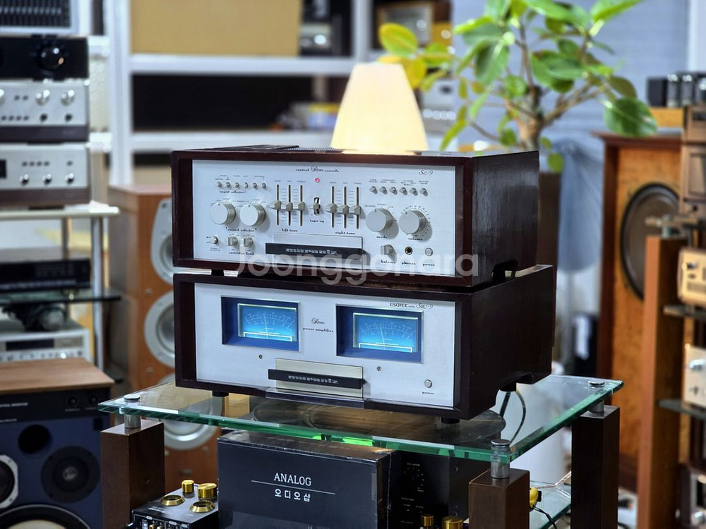 마란츠 SC-9 / SM-9 인티앰프 프리파워세트--2