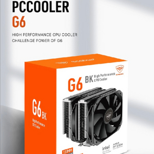 cpu쿨러 PCCOOLER G6 블랙 미개봉 팝니다