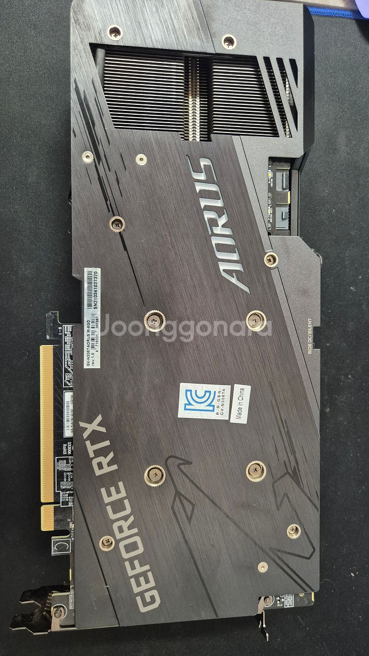 기가바이트 AORUS RTX 3060 Ti MASTER--1