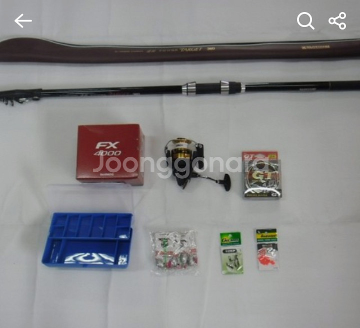 카본원투대타겟360+시마노4000번릴+테클박스,묶음추,--0