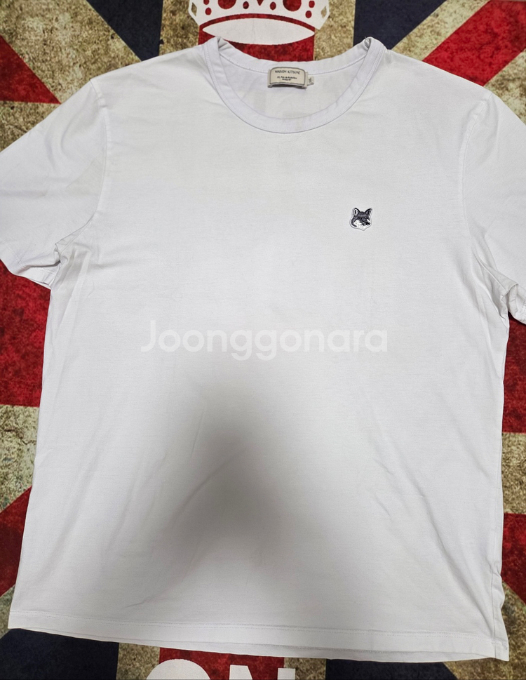 메종키츠네 폭스헤드 반팔티--0
